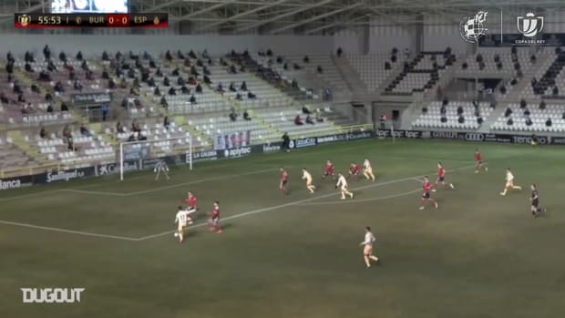 Wu Lei’s goal vs Burgos in the Copa del Rey